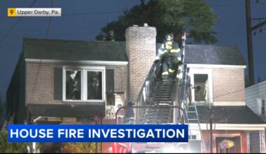 Home in Upper Darby, Pennsylvania badly damaged by 3-alarm fire