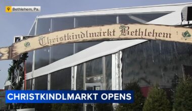 Christkindlmarkt opens in Bethlehem, Pennsylvania; features more than 200 vendors