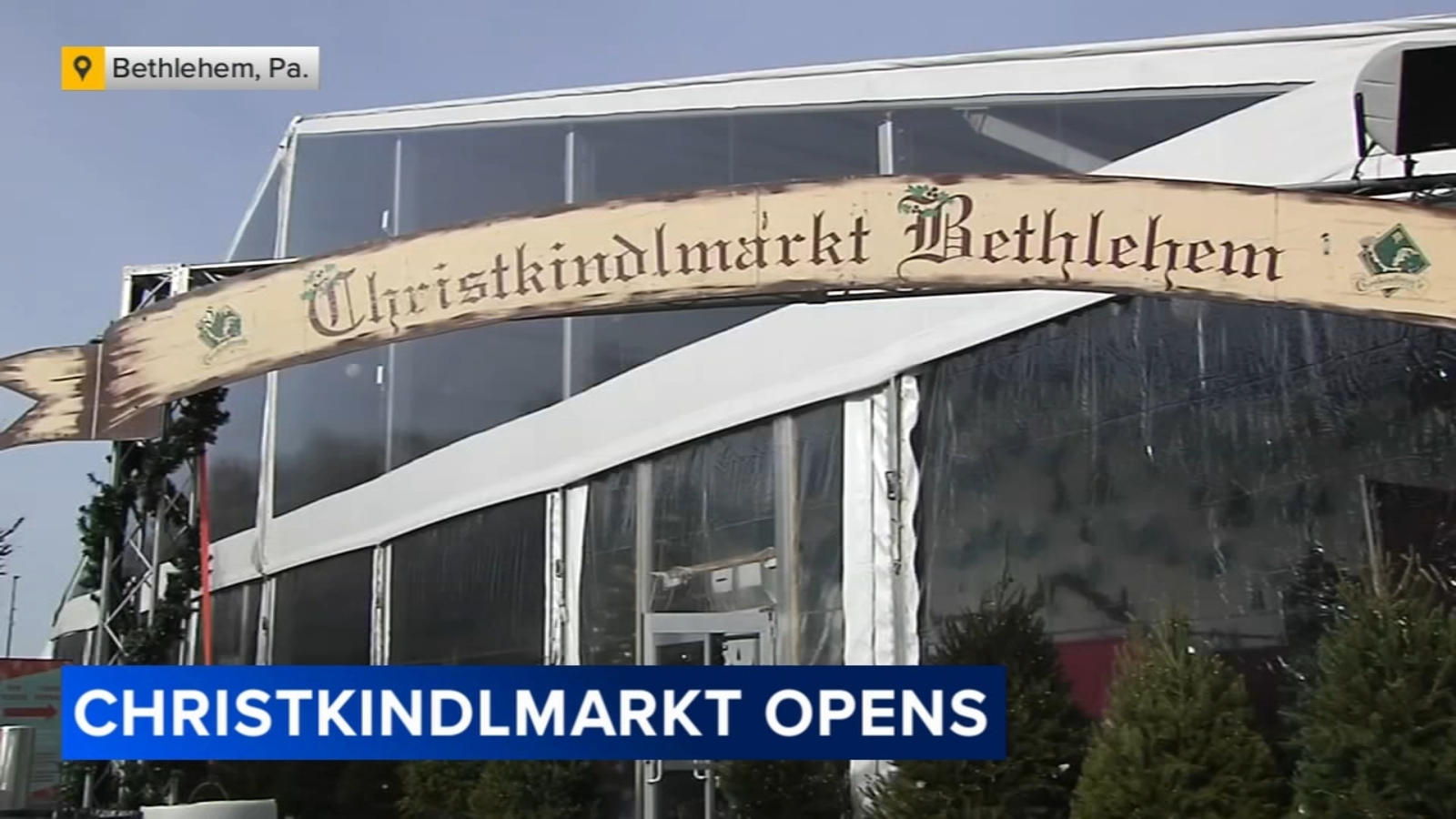 Christkindlmarkt opens in Bethlehem, Pennsylvania; features more than 200 vendors
