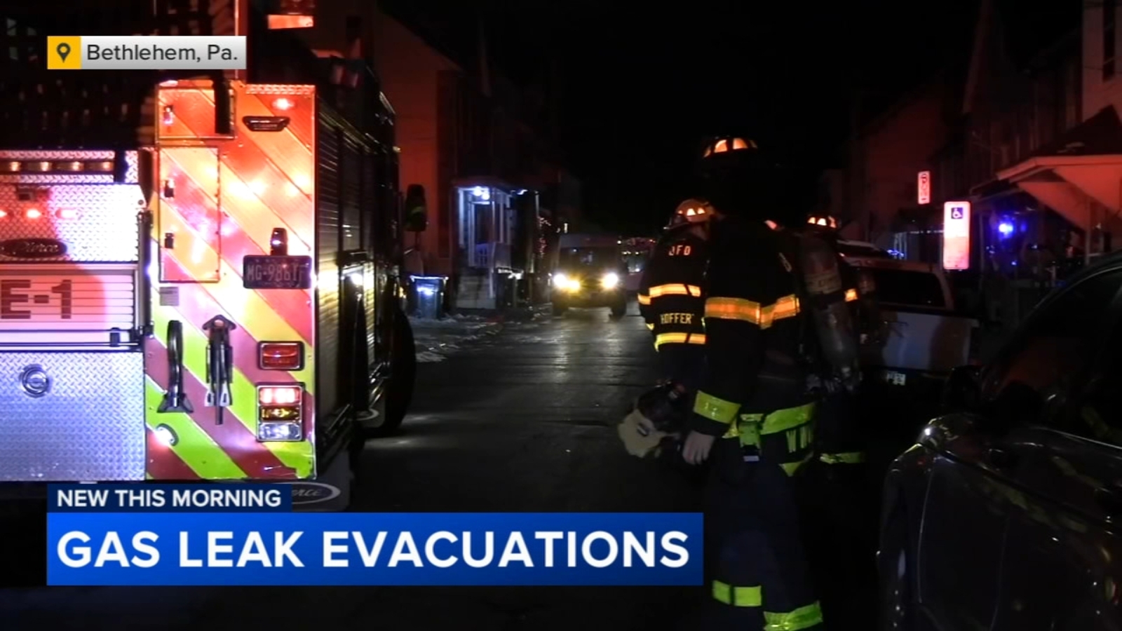 Dozens forced out of their homes after gas leak in Bethlehem, Pennsylvania