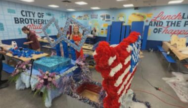Behind-the-scenes look at the floats of this year's "Red, White and Blue To-Do" parade in Philadelphia