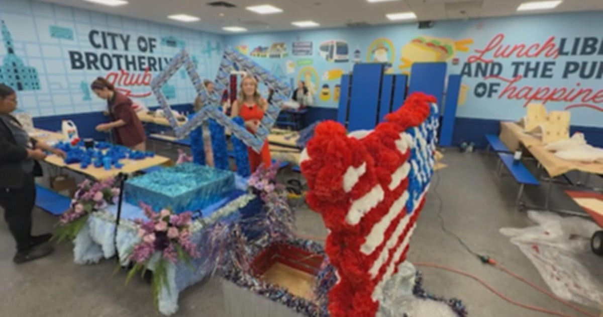 Behind-the-scenes look at the floats of this year's "Red, White and Blue To-Do" parade in Philadelphia