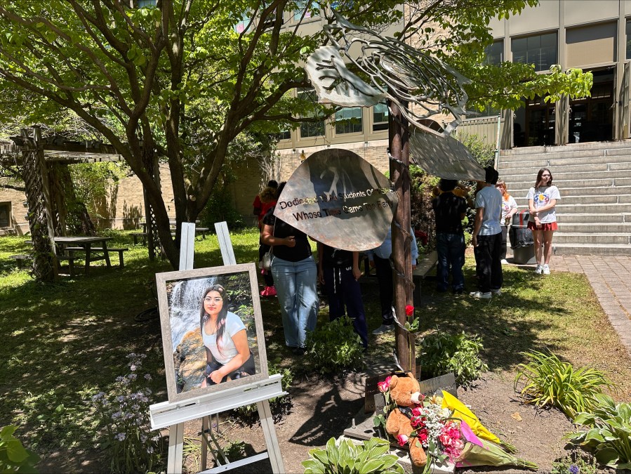 Memorial revealed honoring passed student