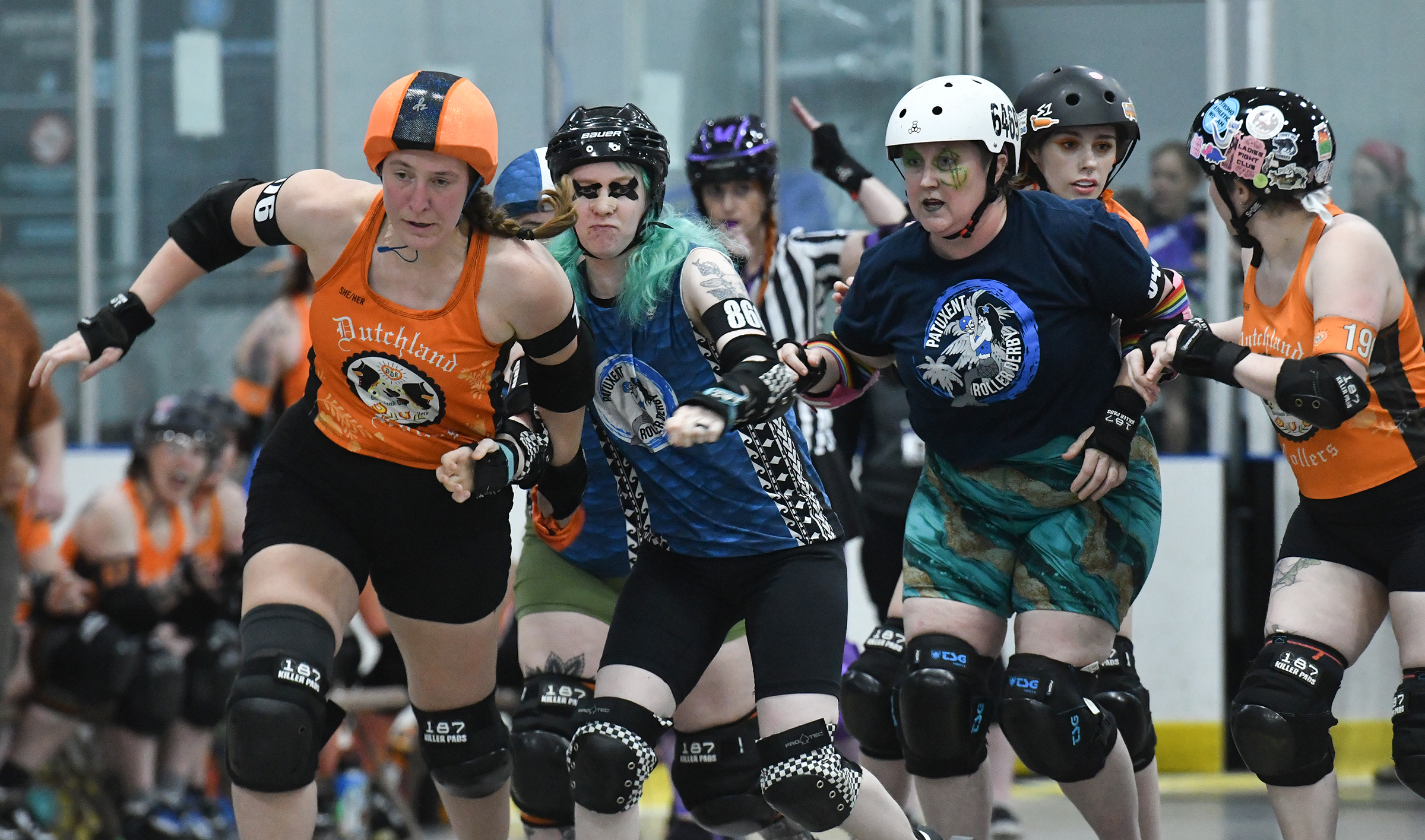 The Dutchland and Kelpies compete in the Bears, Beets, Battle...