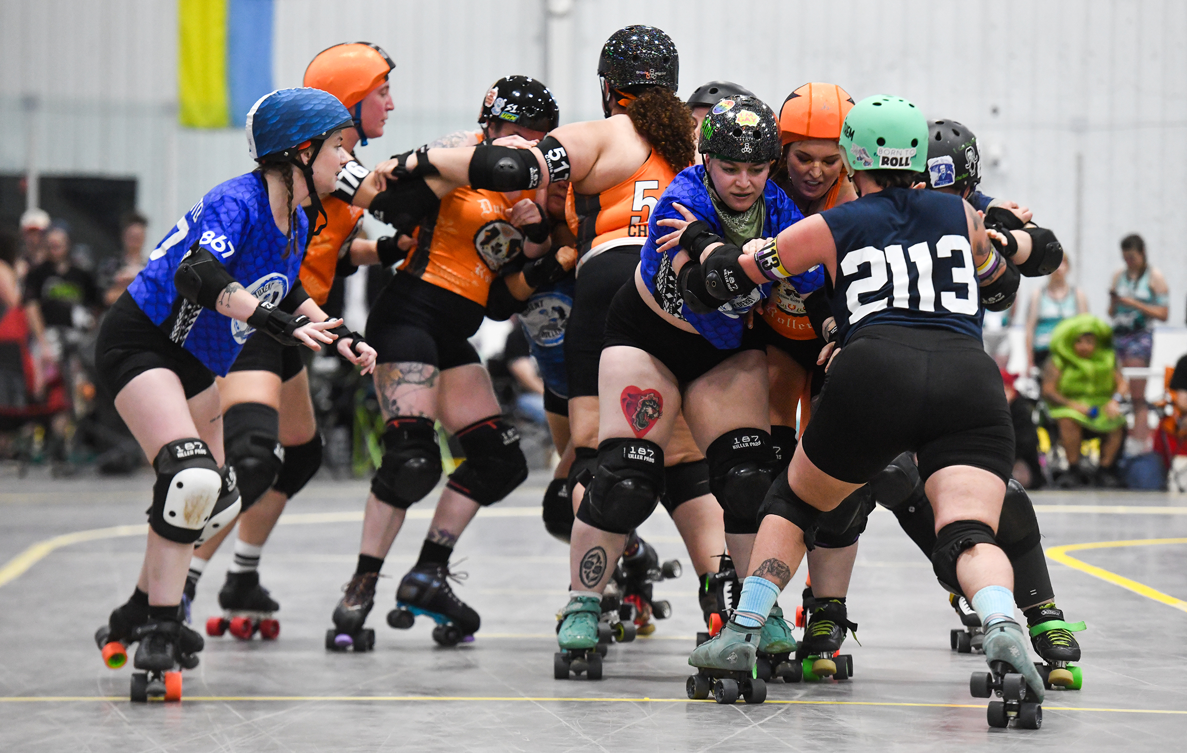 The Dutchland and Kelpies compete in the Bears, Beets, Battle...