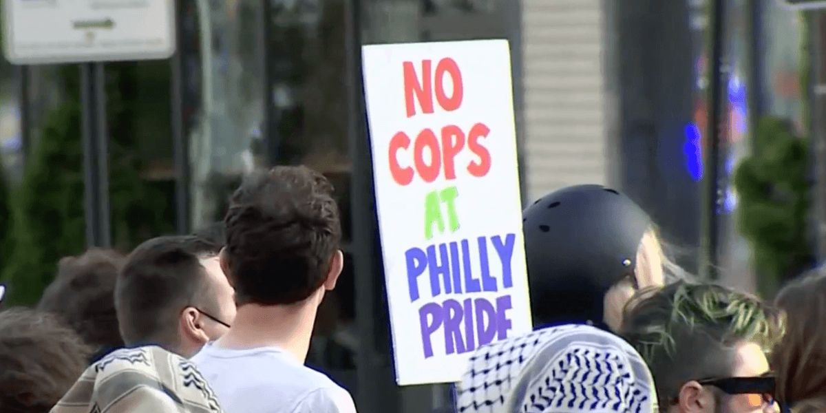 Protesters rally after 15 people arrested during Pride celebrations in Gayborhood