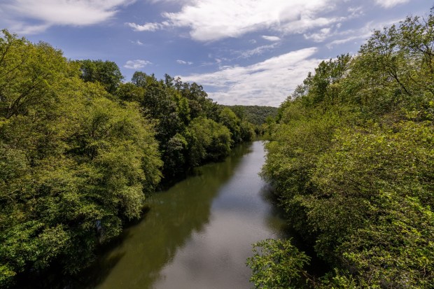 The Schuylkill River in Auburn, Schuylkill County. (Image via Schuylkill River Greenways)