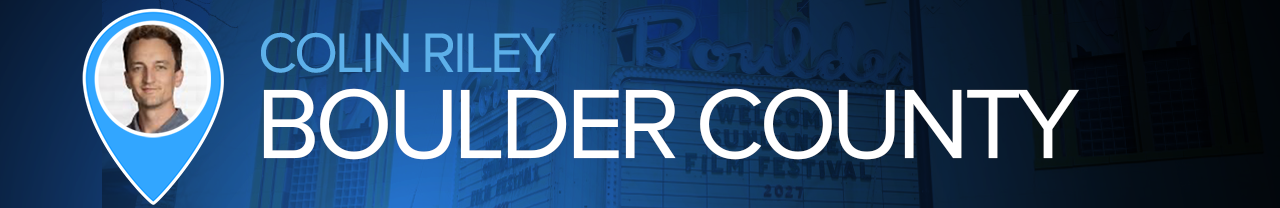 Boulder County geobeat banner for Colin Riley