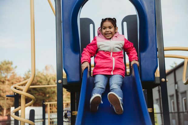 The playground at LightHouse enables children to get physical activity in a safe environment. (Photo submitted by LightHouse)