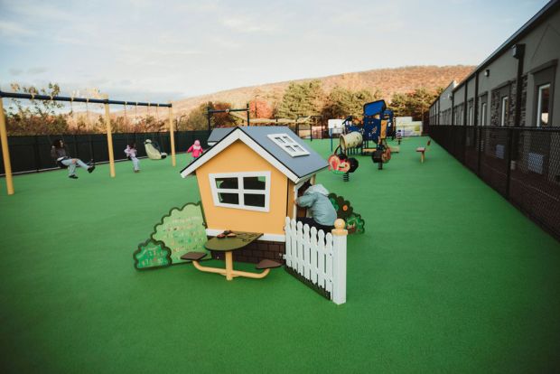 Children at LightHouse experience joy and make new friendships at their playground, which was established last year. (Photo submitted by LightHouse)