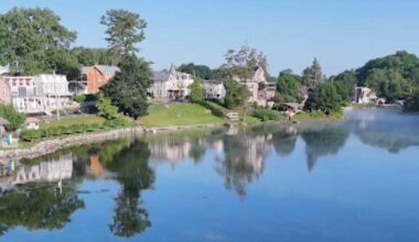 Children’s Lake in Boiling Springs, Pa., offers fishing and boating