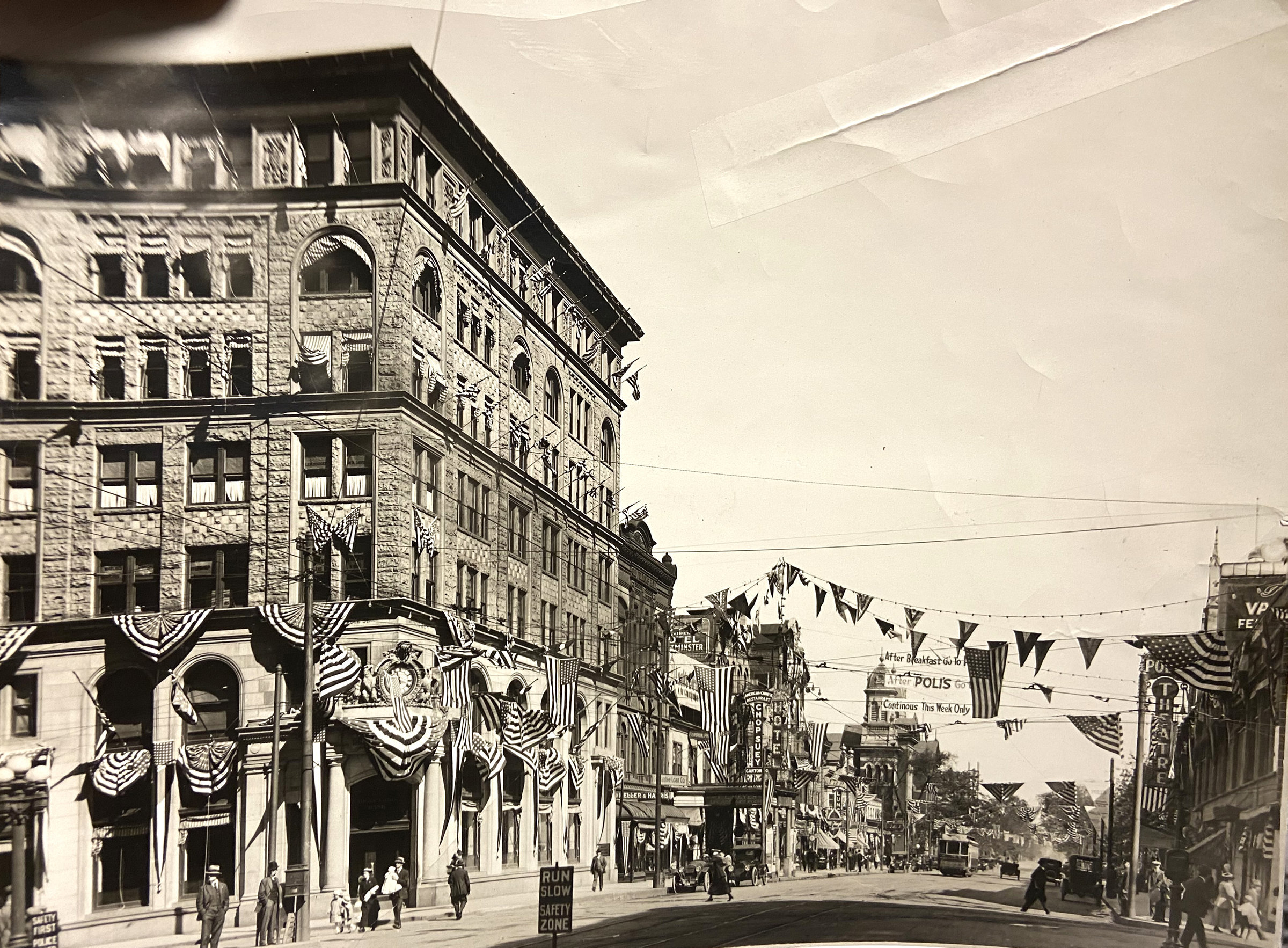 During Scranton’s semi-centennial celebration in 1916, much of the city...