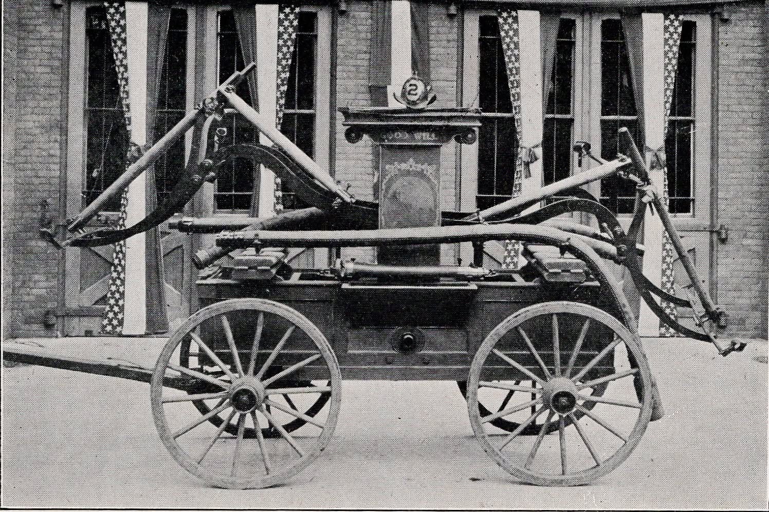 Wilkes-Barre Fire Department’s “Good Will” hand fire engine used from...