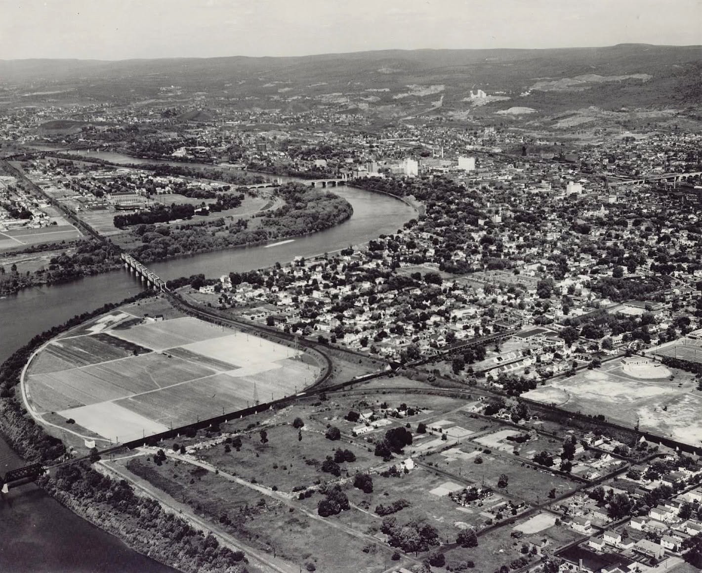 Barney Farms in South Wilkes-Barre in the early 1950s. Lesko...