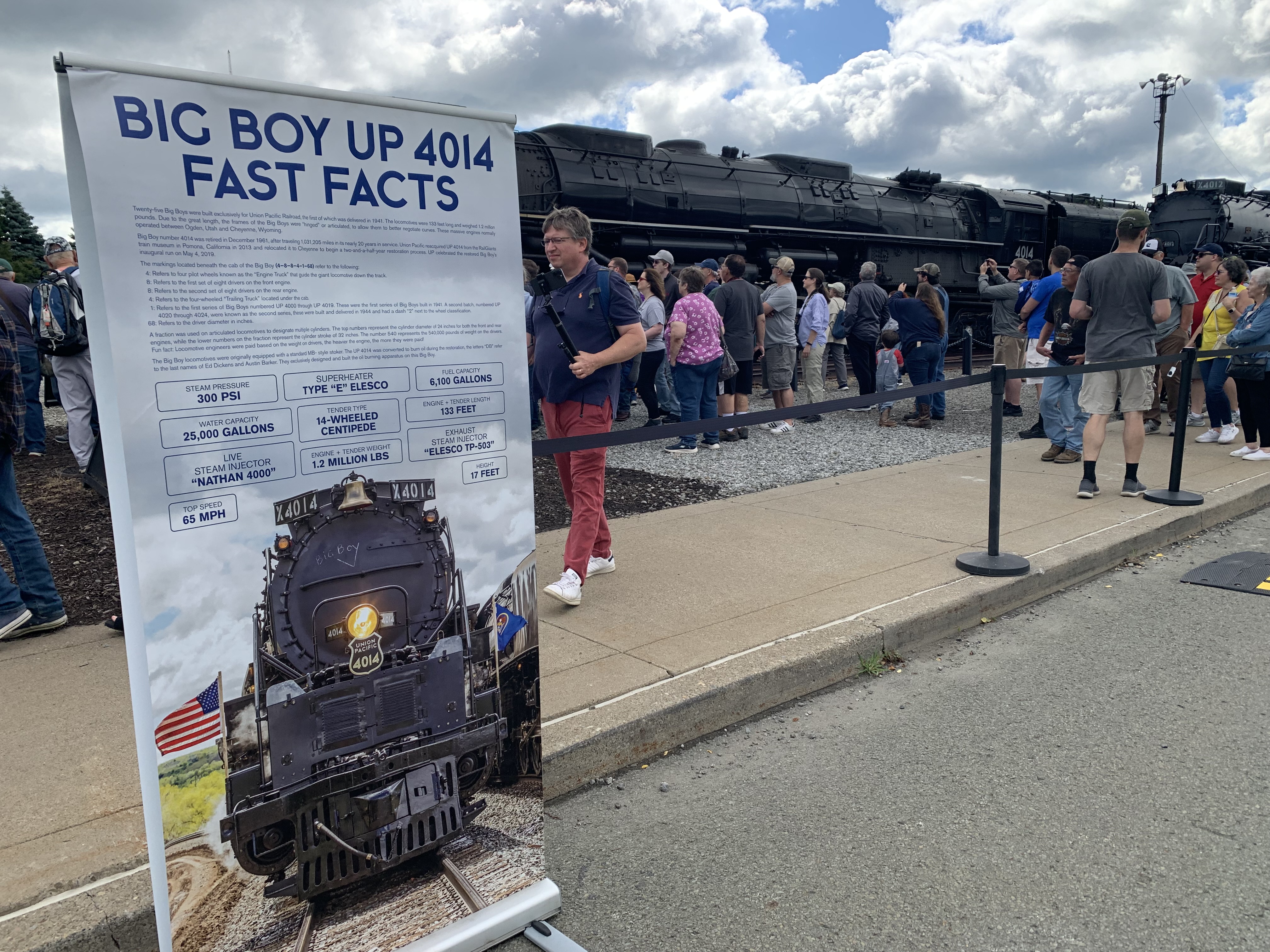 A sign on Monday, June 15, 2026 at Steamtown National...