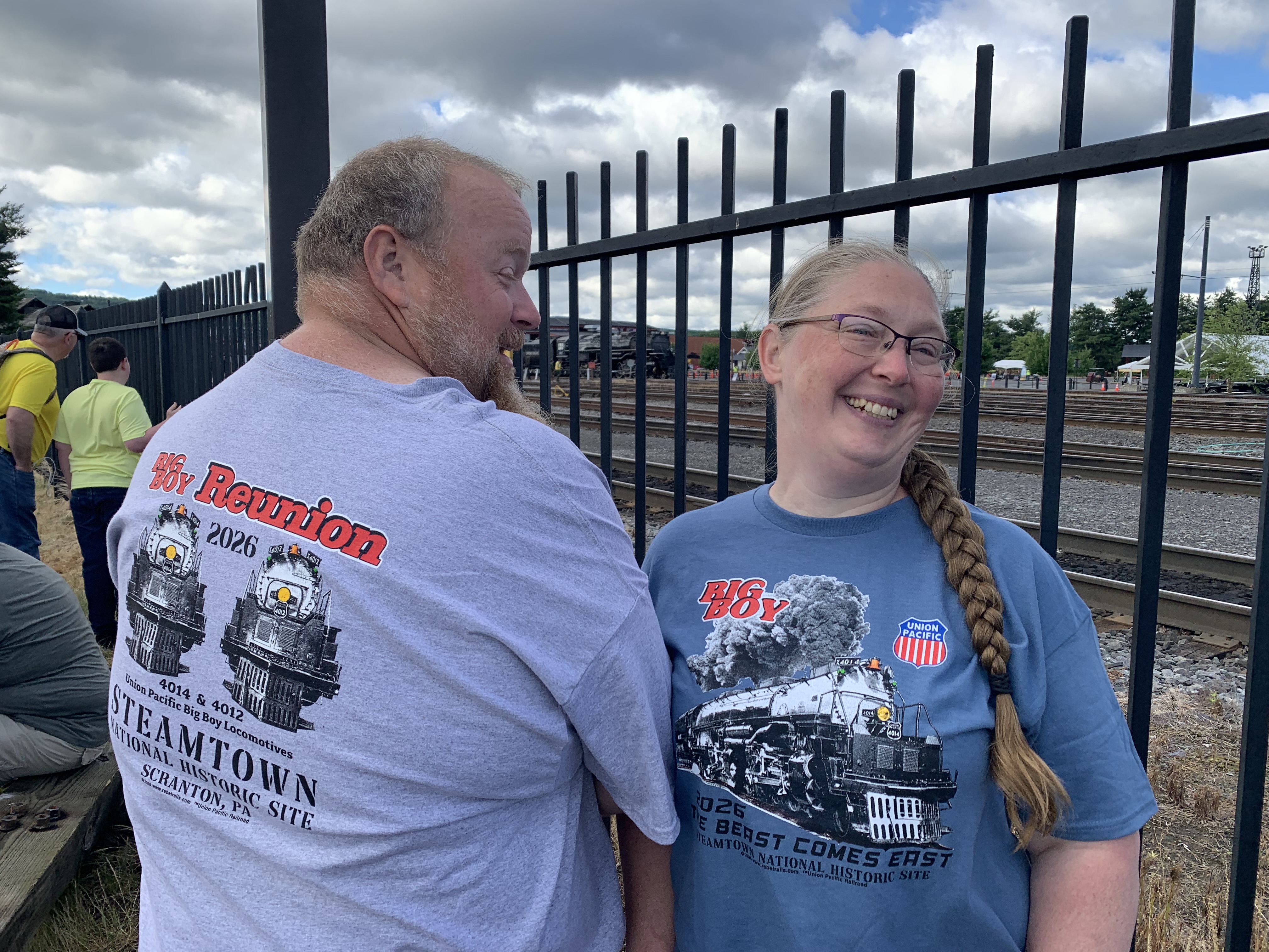Pat and Charlotte Schmidt of Spencer, Massachusetts on Monday, June...