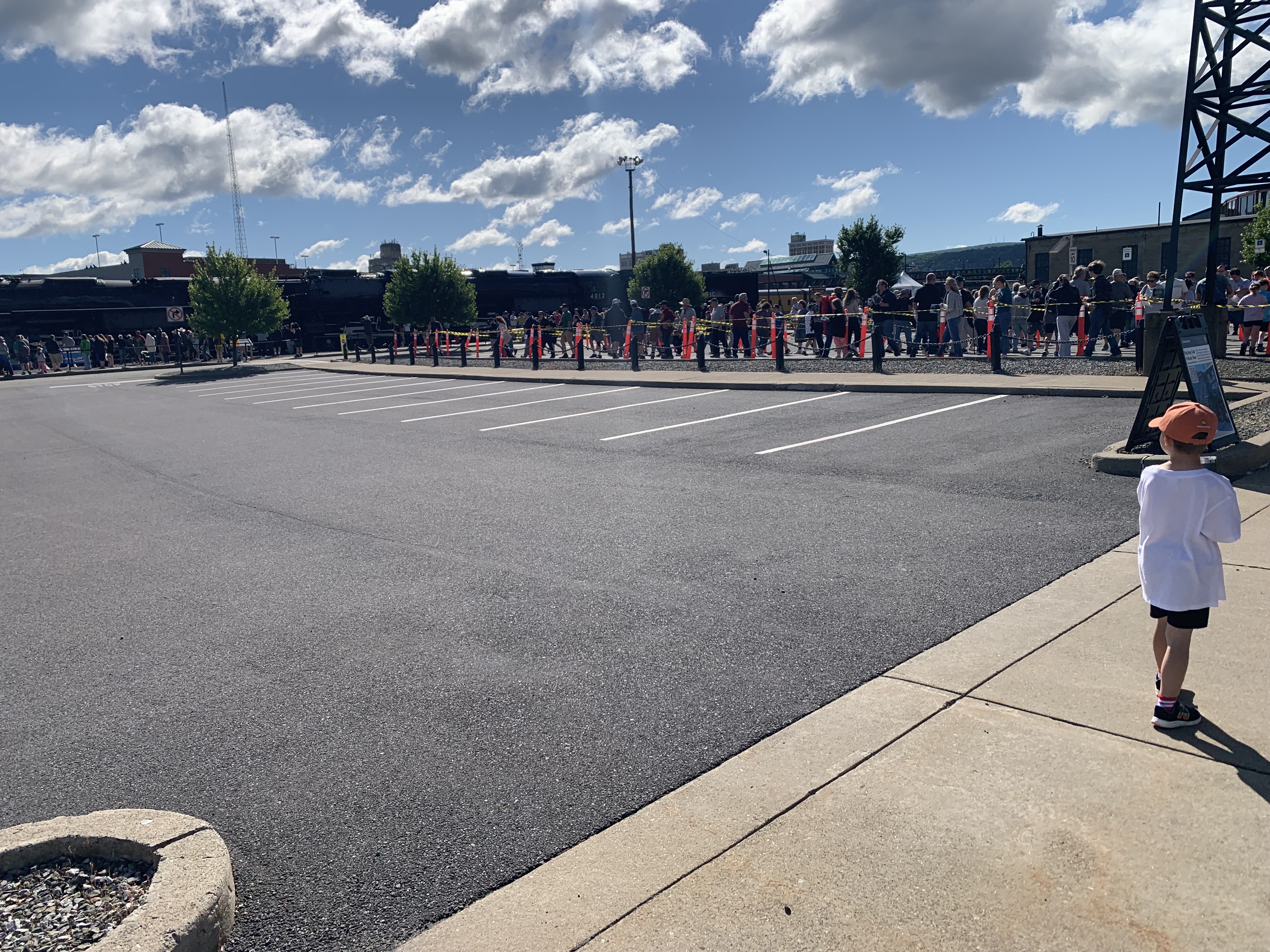 Crowds of people in long lines Monday, June 15, 2026...