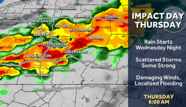 Western PA: Comfortable until an Impact Day Thursday