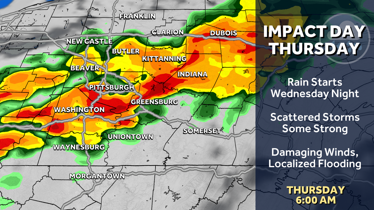 Western PA: Comfortable until an Impact Day Thursday