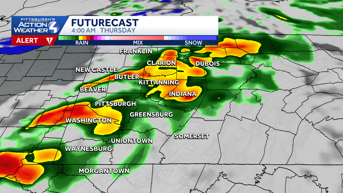 Western Pennsylvania braces for downpours, strong winds