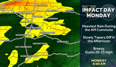Pittsburgh: Impact Day Monday for heavy rain