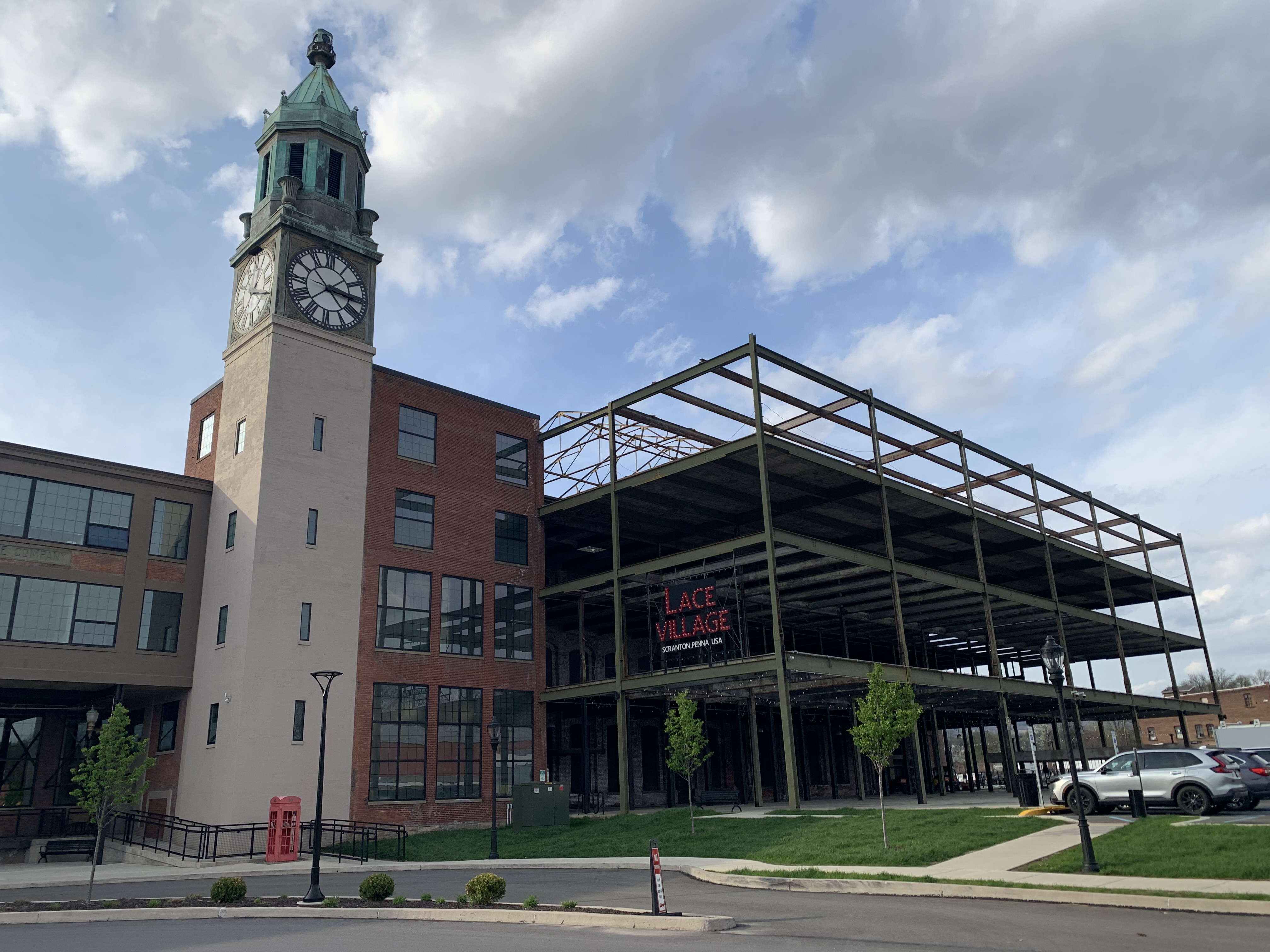 Lace Village, a mixed-use redevelopment of the former Scranton Lace...