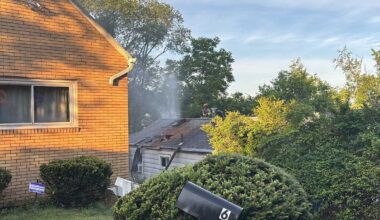 Smoke billows from roof after house fire in Penn Hills, Allegheny County