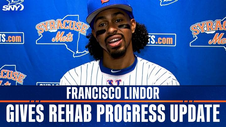 Francisco Lindor gives update on return from injury, rehab progress after full game in Syracuse
