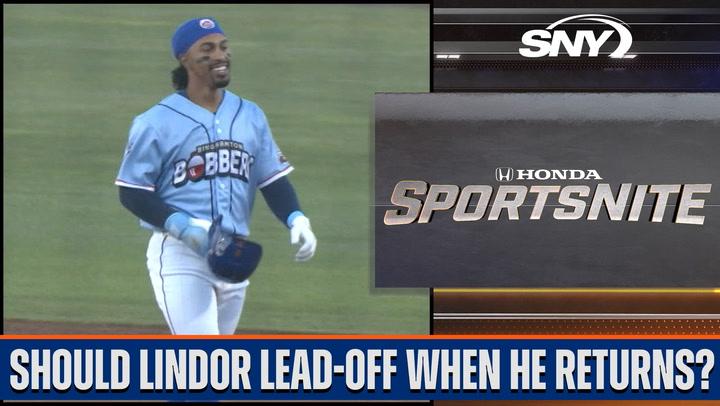 Should Francisco Lindor bat at the top of the Mets lineup when he returns? | SportsNite
