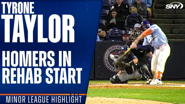 Tyrone Taylor homers in rehab start for Double-A Binghamton