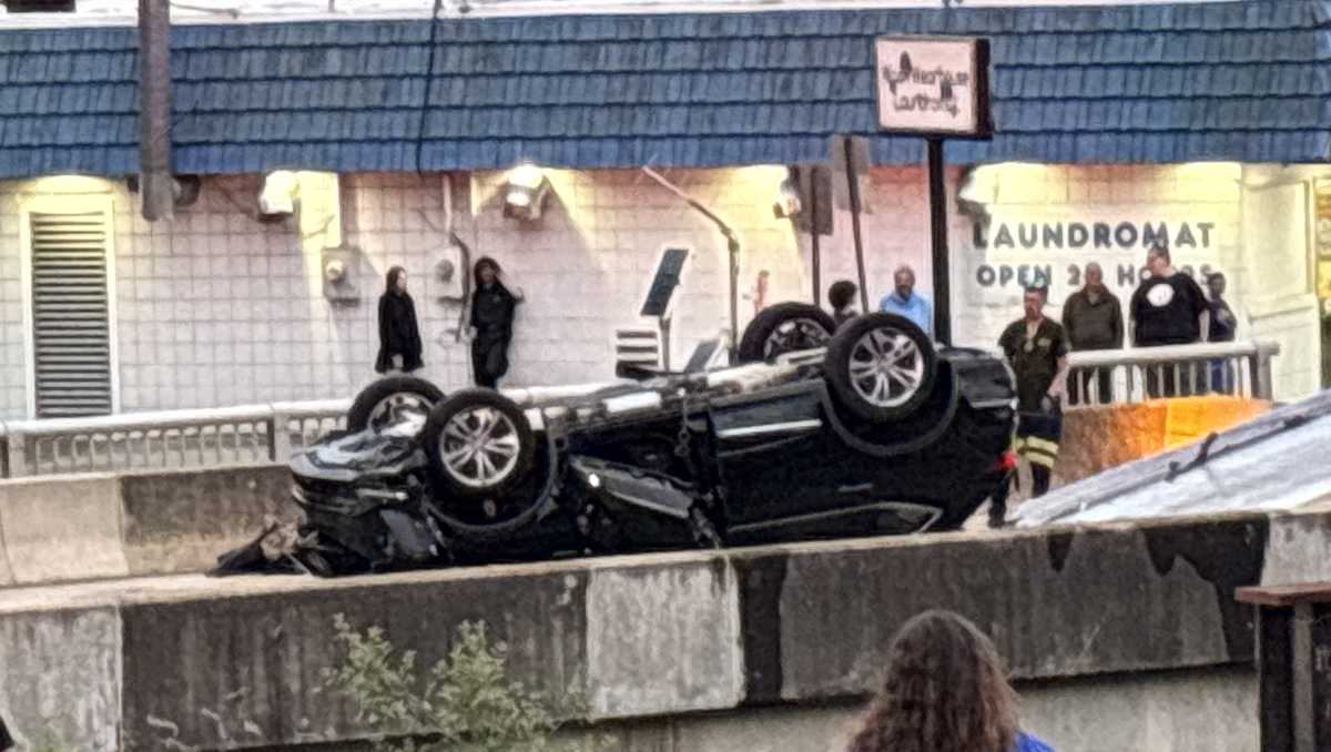 1 injured after vehicle crashes, overturns in Etna creek