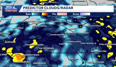 South-central Pa. forecast calls for widespread rain on Saturday