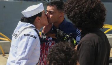 USS Lake Erie returns home after 11 months at sea
