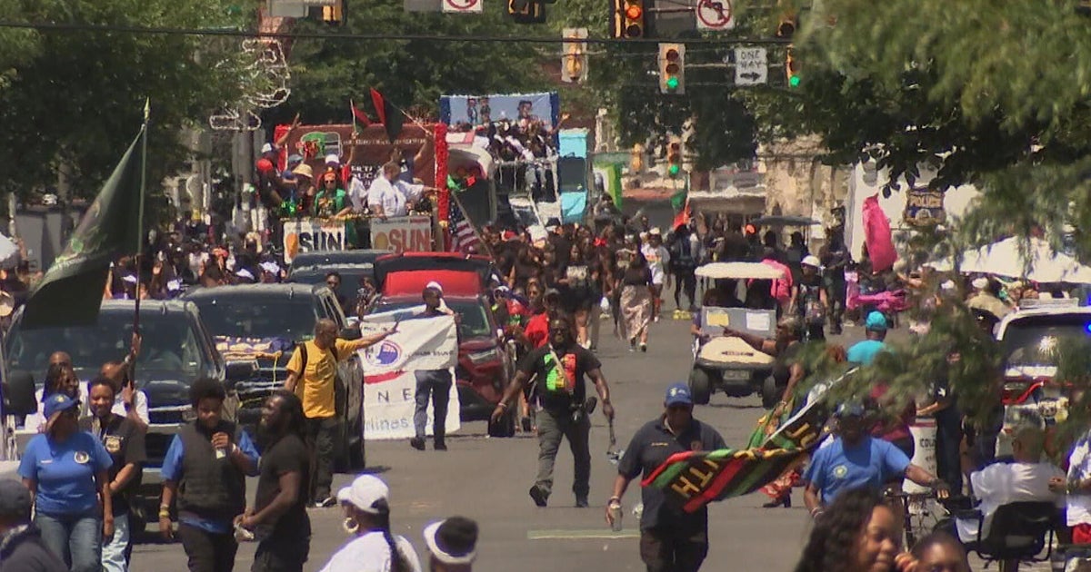 Hundreds gather in West Philadelphia for annual Juneteenth Parade: "This is how we bring people together"