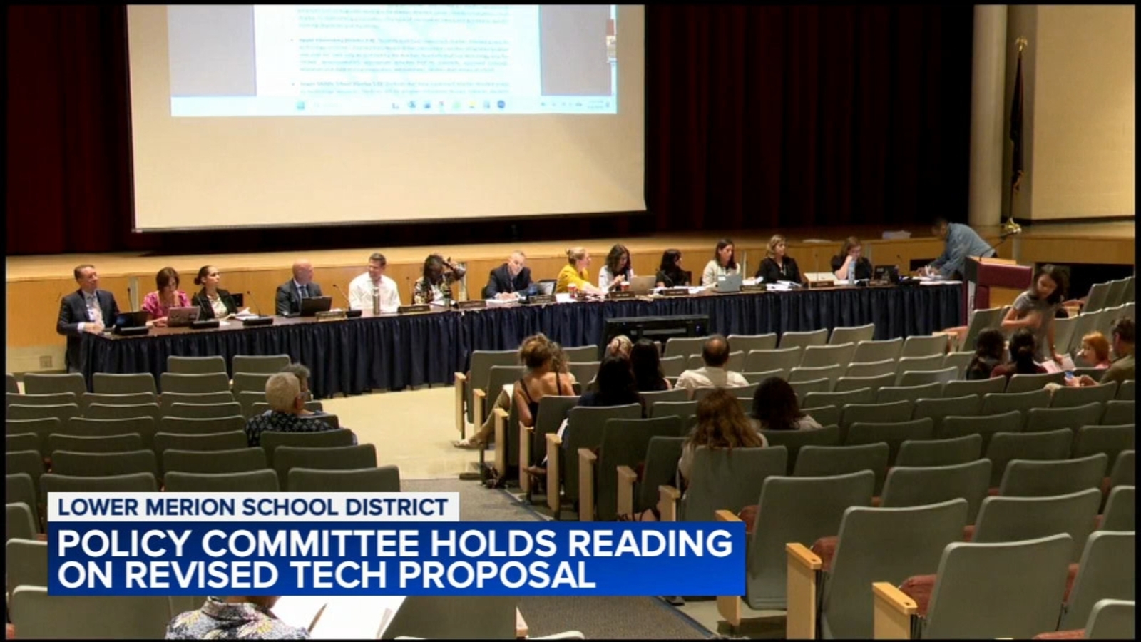 Lower Merion School Board Policy Committee holds reading of newest tech proposal over use of laptops for students