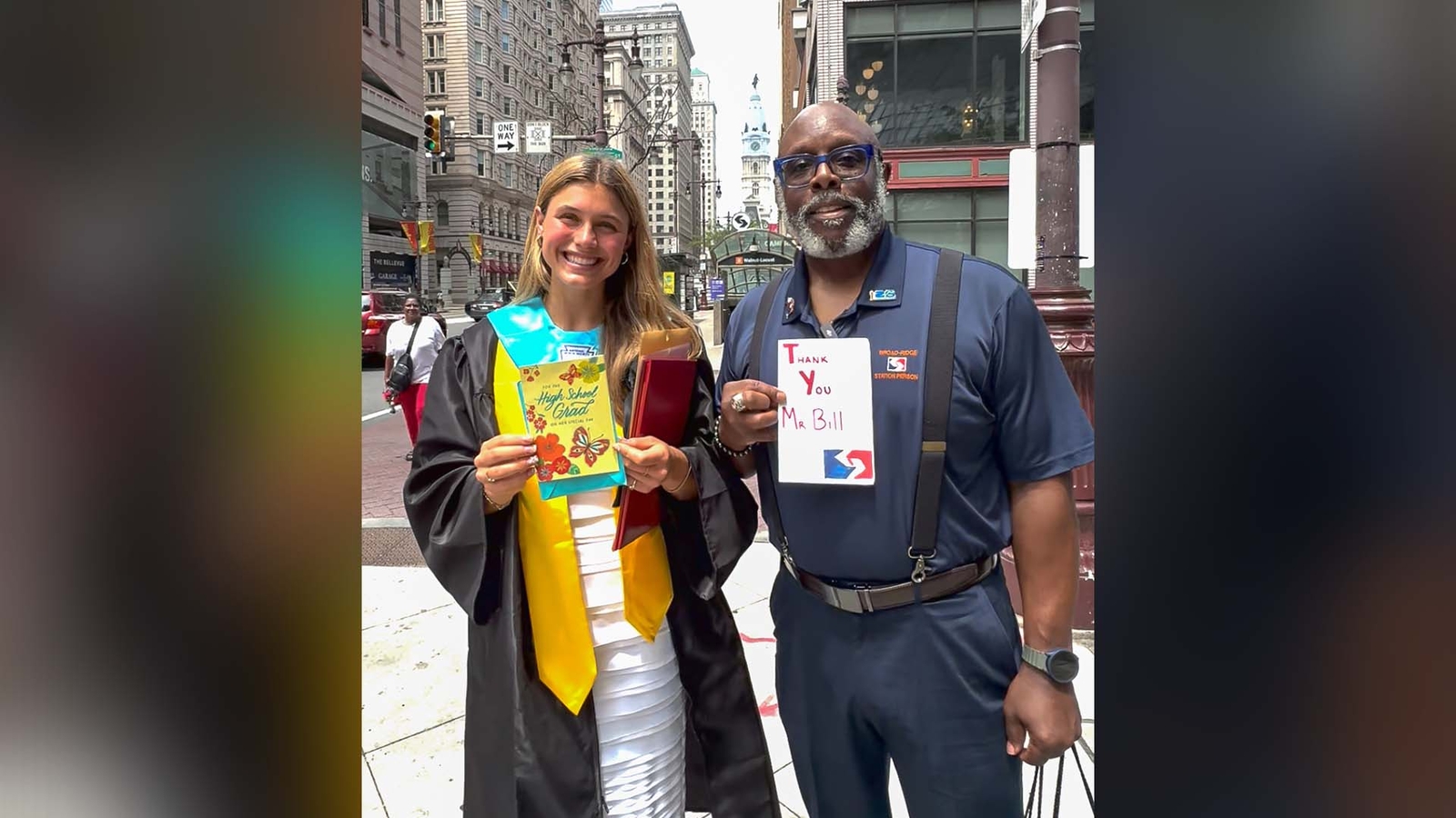 SEPTA employee surprises student with graduation card