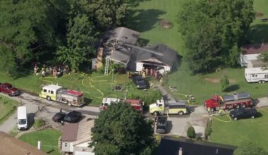 Crews battle house fire in Donegal, Westmoreland County