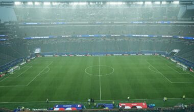 World Cup sees first weather delay, with France-Iraq game in Philadelphia paused for 2 hours :: WRAL.com
