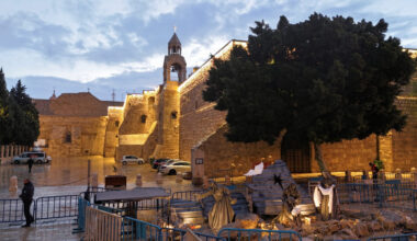 A general view of the Church of the Nativity in Bethlehem