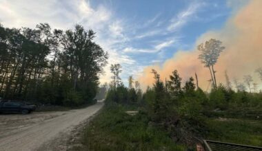 Crawford Erie County Wildland Crew aiding 38-acre Allgheny National Forest fire