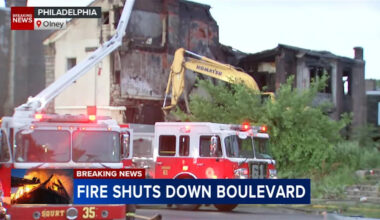 Roosevelt Blvd. back open in Philadelphia's Olney section after deadly multi-alarm house fire