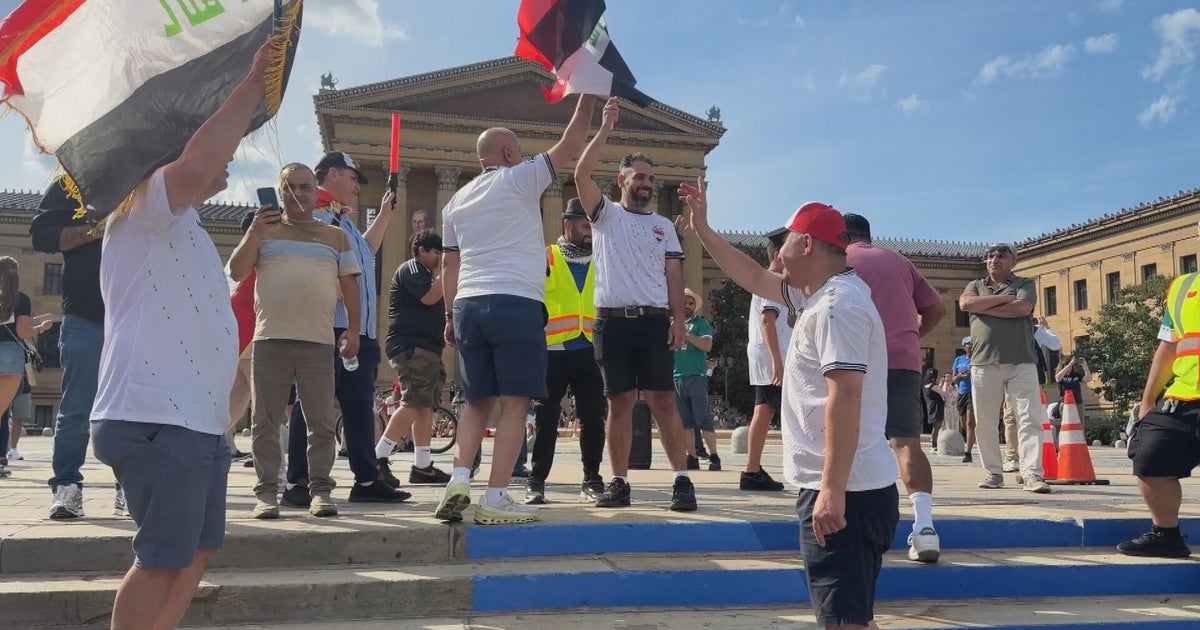 France and Iraq fans flood Philadelphia ahead of 2026 Men's World Cup showdown