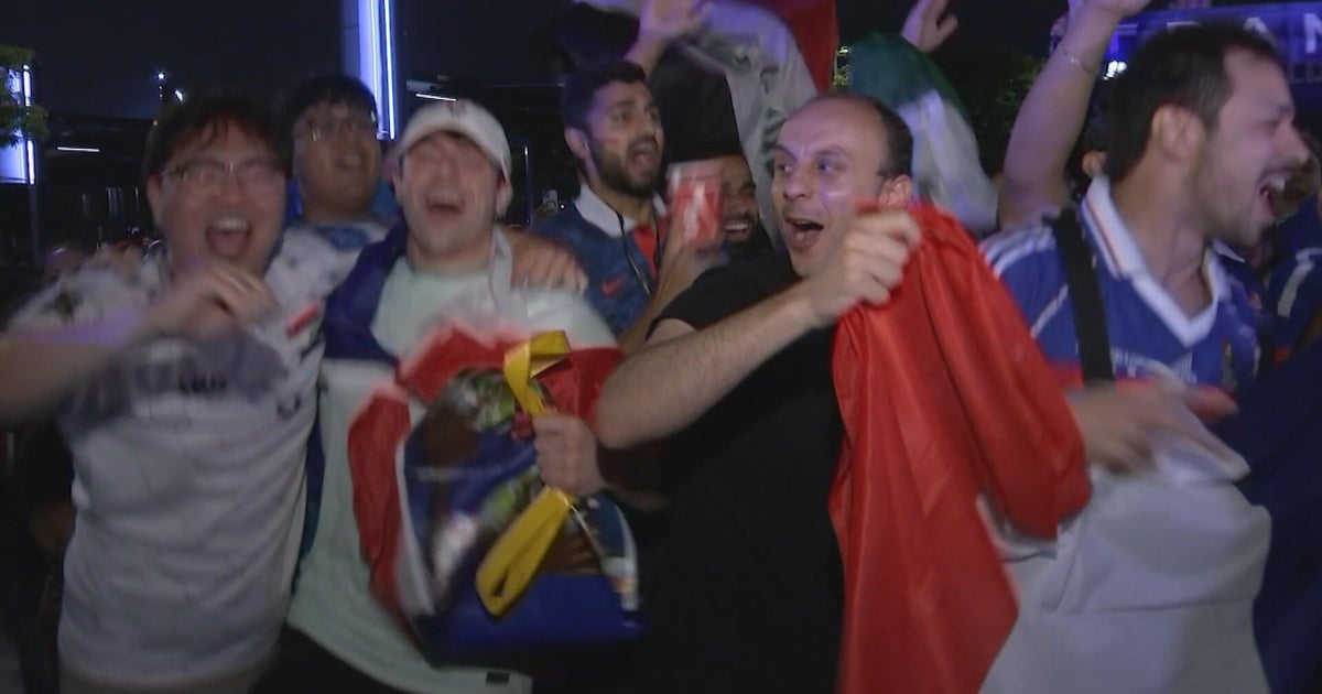 France beats Iraq in World Cup Match in Philadelphia as fans celebrate, despite lengthy weather delay