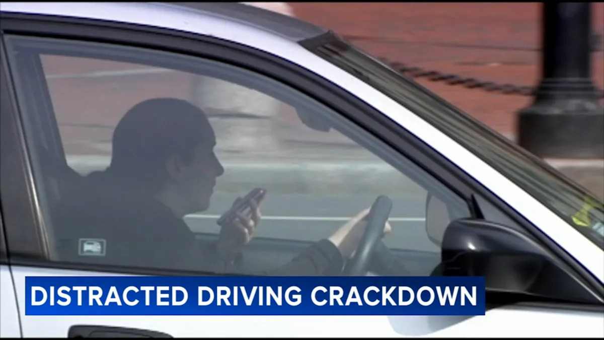 Pennsylvania State Police crackdown on distracted driving