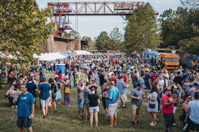 Beers of the Burgh Festival at the Carrie Blast Furnaces