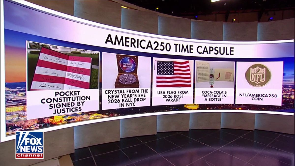 america 250 time capsule contents screengrab