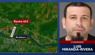 Man accused of shooting at car on Route 422 in Berks County