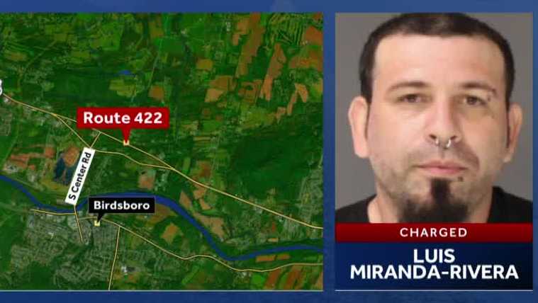 Man accused of shooting at car on Route 422 in Berks County