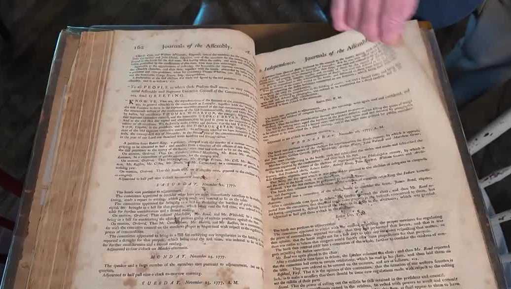 Pennsylvania man finds rare revolutionary-era journal
