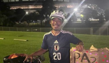 Western PA student bikes 1,200 miles to Texas for World Cup match﻿